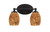 Toltec Lighting - 5912-MB-4175 - Two Light Bathroom Lighting - Capri - Matte Black