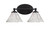 Toltec Lighting - 5912-MB-7195 - Two Light Bathroom Lighting - Capri - Matte Black