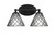 Toltec Lighting - 5912-MB-9185 - Two Light Bath Bar - Capri - Matte Black