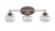 Toltec Lighting - 5913-BN-5110 - Three Light Bath Bar - Capri - Brushed Nickel