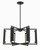 George Kovacs - P1558-66A-L - LED Pendant - Trizay - Coal Black