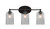 Toltec Lighting - 5913-MB-3002 - Three Light Bath Bar - Capri - Matte Black