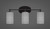 Toltec Lighting - 5913-MB-4062 - Three Light Bath Bar - Capri - Matte Black
