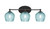 Toltec Lighting - 5913-MB-4605 - Three Light Bath Bar - Capri - Matte Black