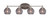 Toltec Lighting - 5914-BN-5112 - Four Light Bath Bar - Capri - Brushed Nickel