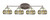 Toltec Lighting - 5914-BN-9485 - Four Light Bath Bar - Capri - Brushed Nickel