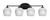 Toltec Lighting - 5914-MB-4811 - Four Light Bath Bar - Capri - Matte Black