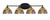 Toltec Lighting - 5914-MB-9445 - Four Light Bath Bar - Capri - Matte Black