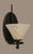 Toltec Lighting - 591-DG-7145 - One Light Wall Sconce - Capri - Dark Granite