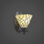 Toltec Lighting - 591-DG-9115 - One Light Wall Sconce - Capri - Dark Granite