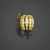 Toltec Lighting - 591-DG-9871 - One Light Wall Sconce - Capri - Dark Granite