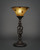 Toltec Lighting - 63-DG-703 - One Light Table Lamp - Eleganté - Dark Granite