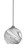 Toltec Lighting - 70-BN-4399 - One Light Pendant - Kimbro - Brushed Nickel