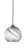 Toltec Lighting - 71-BN-4369 - One Light Pendant - Kimbro - Brushed Nickel