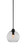 Toltec Lighting - 71-MB-4352 - One Light Pendant - Kimbro - Matte Black