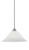 Toltec Lighting - 72-BN-5781 - One Light Pendant - Stem - Brushed Nickel