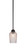 Toltec Lighting - 72-MB-4250 - One Light Pendant - Cordova - Matte Black