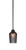 Toltec Lighting - 72-MB-4252 - One Light Pendant - Cordova - Matte Black