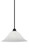 Toltec Lighting - 72-MB-5781 - One Light Pendant - Stem - Matte Black