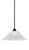 Toltec Lighting - 72-MB-5881 - One Light Pendant - Stem - Matte Black