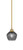 Toltec Lighting - 72-NAB-4622 - One Light Pendant - Zola - New Age Brass