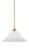 Toltec Lighting - 72-NAB-5781 - One Light Pendant - Stem - New Age Brass