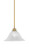 Toltec Lighting - 72-NAB-5831 - One Light Pendant - Stem - New Age Brass