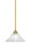 Toltec Lighting - 72-NAB-5931 - One Light Pendant - Stem - New Age Brass