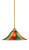 Toltec Lighting - 72-NAB-767 - One Light Pendant - Stem - New Age Brass