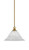 Toltec Lighting - 76-NAB-5731 - One Light Pendant - Stem - New Age Brass