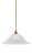 Toltec Lighting - 76-NAB-5881 - One Light Pendant - Stem - New Age Brass