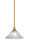 Toltec Lighting - 76-NAB-5931 - One Light Pendant - Stem - New Age Brass