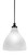 Toltec Lighting - 77-MB-4741 - One Light Pendant - Juno - Matte Black
