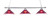 Toltec Lighting - 803-BN-716 - Three Light Bar - Square - Brushed Nickel