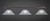 Toltec Lighting - 803-DG-53615 - Three Light Billiard Bar - Square - Dark Granite