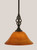 Toltec Lighting - 80-DG-118 - One Light Mini Pendant - Eleganté - Dark Granite