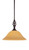 Toltec Lighting - 80-DG-624 - One Light Mini Pendant - Eleganté - Dark Granite