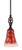 Toltec Lighting - 80-DG-726 - One Light Mini Pendant - Eleganté - Dark Granite