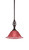Toltec Lighting - 80-DG-736 - One Light Mini Pendant - Eleganté - Dark Granite
