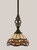 Toltec Lighting - 80-DG-9975 - One Light Mini Pendant - Eleganté - Dark Granite