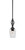 Toltec Lighting - 80-MB-210 - One Light Mini Pendant - Eleganté - Matte Black