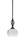 Toltec Lighting - 80-MB-212 - One Light Mini Pendant - Eleganté - Matte Black