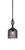Toltec Lighting - 80-MB-4912 - One Light Mini Pendant - Eleganté - Matte Black
