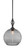 Toltec Lighting - 80-MB-5142 - One Light Mini Pendant - Eleganté - Matte Black
