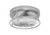 Toltec Lighting - 812-BN-9 - Two Light Flush Mount - Flush Mounts - Brushed Nickel
