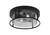 Toltec Lighting - 812-MB-2 - Two Light Flush Mount - Flush Mounts - Matte Black