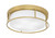 Toltec Lighting - 816-NAB-1 - Three Light Flush Mount - Flush Mounts - New Age Brass