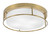 Toltec Lighting - 818-NAB-1 - Four Light Flush Mount - Flush Mounts - New Age Brass