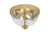 Toltec Lighting - 822-NAB-2 - Two Light Flush Mount - Flush Mounts - New Age Brass