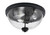 Toltec Lighting - 826-MB-8 - Three Light Flush Mount - Flush Mounts - Matte Black